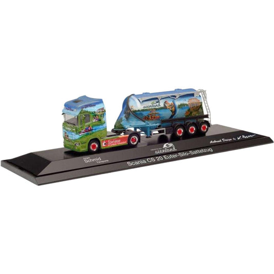 ユルゲン シュミット オーバープファルツァー ゼーンラント トラック / Herpa 1/87 建設機械模型 工事車両