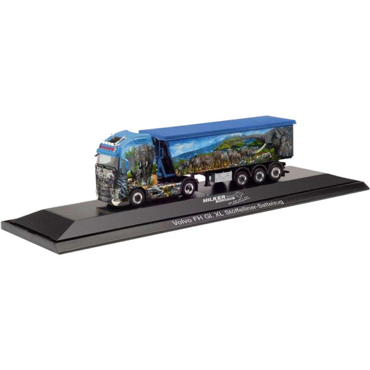 ヒルカー フリーゾイテ ボルボ FH グローブトロッター トラック / Herpa 1/87 建設機械模型 工事車両