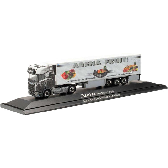 Arena Fruti Scania CS20HD 冷凍トレーラー トラック / Herpa 1/87 建設機械模型 工事車両