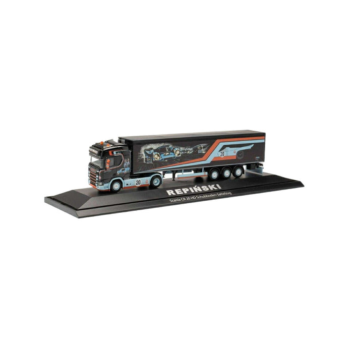 Repinski Scania CR20HD ウォーキングフロア トラック / Herpa 1/87 建設機械模型 工事車両