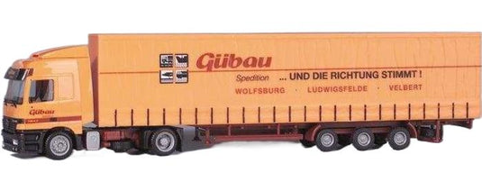 Gubau Spedition Mercedes Benz ActL トラクタ / Herpa 1/87 建設機械模型 工事車両