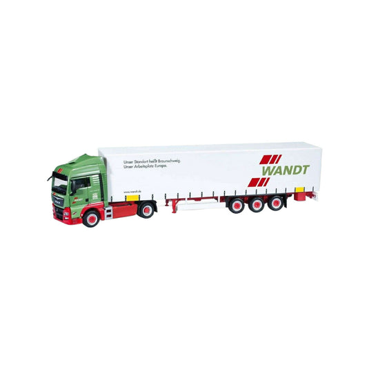 Herpa Wandt MAN TGX XLX Euro 6 カーテンサイドセミトレーラー 301886/ Herpa 1/87  模型