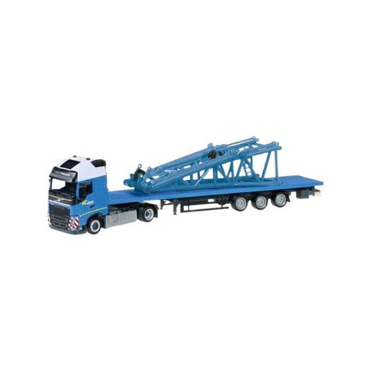 Herpa Felbermayr Volvo FH GL XL ローライナーセミトレーラー Liebherr LR 1600/2用ヘッドセクション付き 305426/ Herpa 1/87  模型