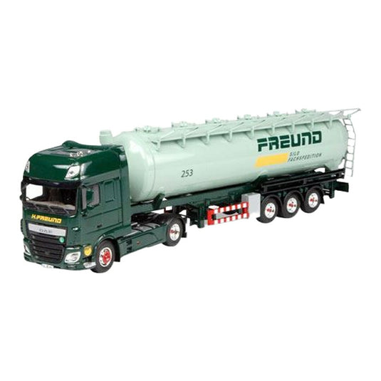 Freund DAF XF Euro 6 SSC サイロセミトレーラー / Herpa 1/87 ミニカー トラック模型