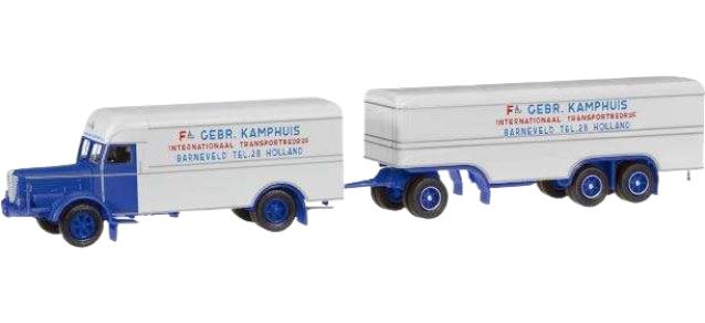 Kamphuis トラックモデル Bussing 8000 トラクタ / Herpa 1/87 建設機械模型 工事車両