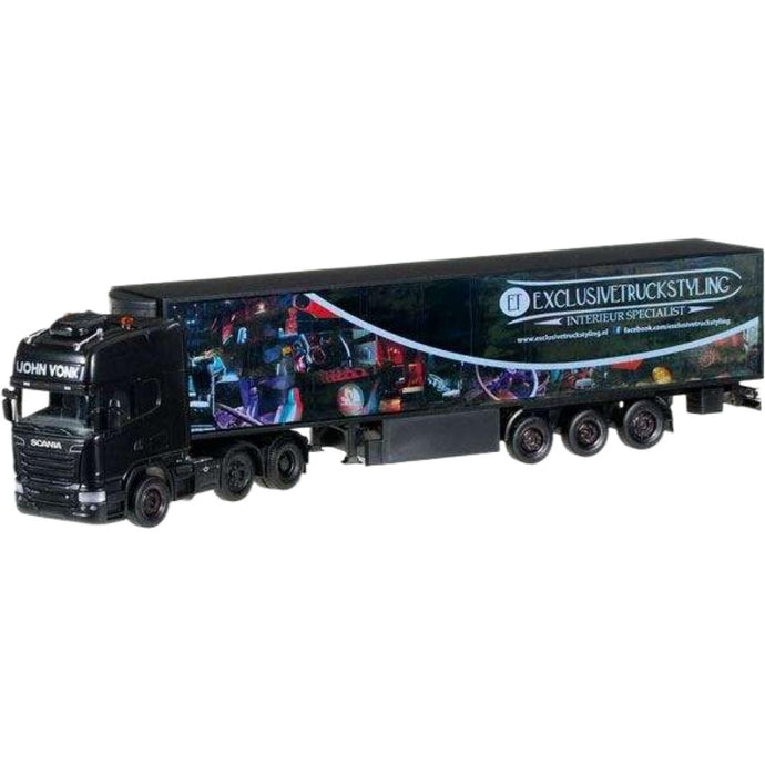 スカニア R TL 冷蔵トレーラー トラック モデル  / Herpa 1/87 建設機械模型 工事車両