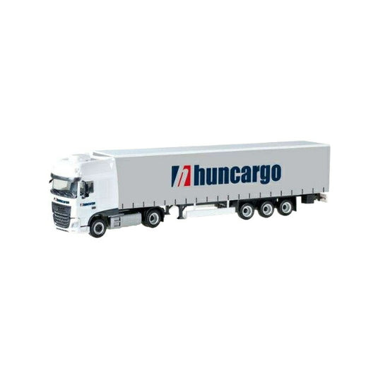 Herpa Huncargo DAF XF SSC Euro 6 カーテンサイドセミトレーラー LKWモデル 307154/ Herpa 1/87  模型