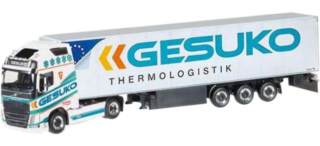 GESUKO トラックモデル Volvo FH Gl. トラック / Herpa 1/87 建設機械模型 工事車両