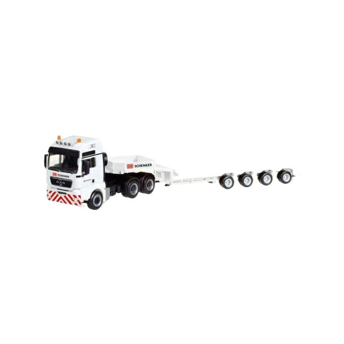 DB Schenker MAN TGX XXL 6x4 Euro 5 低床 積載車 / Herpa 1/87 建設機械模型 工事車両