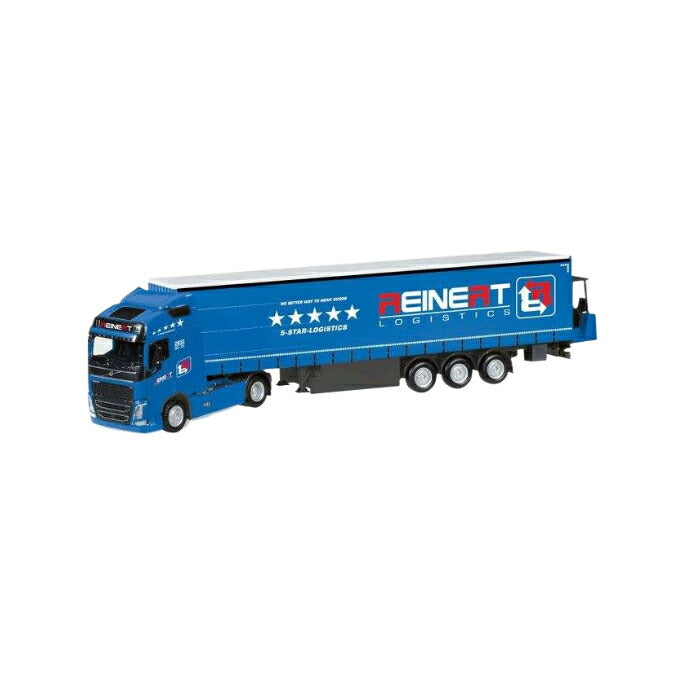 Herpa Reinert Logistik Volvo FH Gl. カーテンキャンバスセミトレーラー フォークリフト付き 308465/ Herpa 1/87  模型