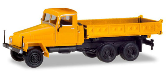 IFA G5 トラック 改造キャブ 3way オレンジ 働く車 模型 ダイキャスト モデル / Herpa 1/87 ミニカー 模型
