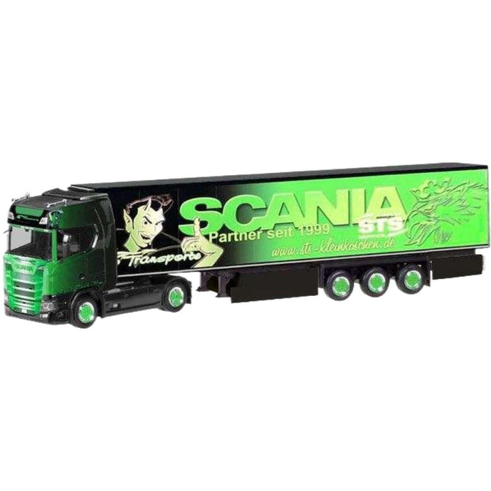 GS Transporte Scania CS ハイルーフ トラック / Herpa 1/87 建設機械模型 工事車両