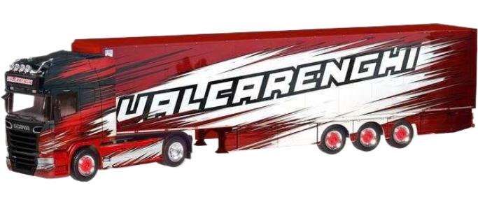 Bruno Valcarenghi Scania R TL 冷凍 トラクタ / Herpa 1/87 建設機械模型 工事車両