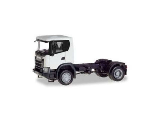 スカニア CG 4x4 ホワイト 働く車 ヘルパ 1/87 ミニカー トラック / Herpa 1/87 ミニカー