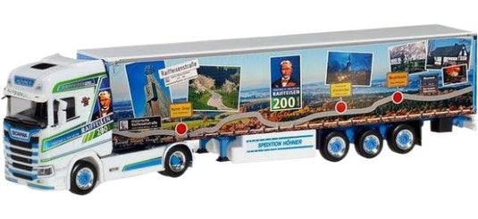 Hohner Raiffeisenliner Scania CS 20 トラック / Herpa 1/87 建設機械模型 工事車両