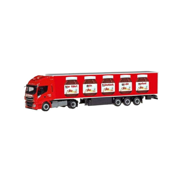 Nutella Spedition Michel Iveco Stralis トラック / Herpa 1/87 建設機械模型 工事車両