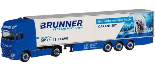 PB Transporte Brunner DAF XF SSC Euro 6 トラック / Herpa 1/87 建設機械模型 工事車両