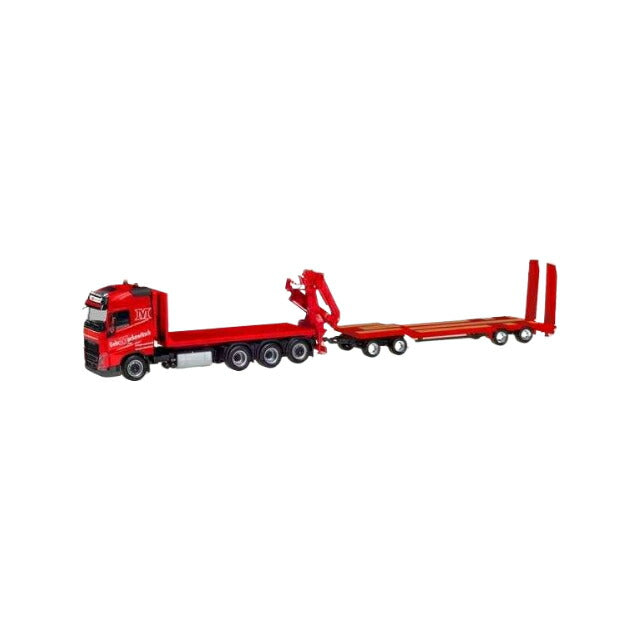 Gebruder Markewitsch Volvo FH GL フラットベッド トラック / Herpa 1/87 建設機械模型 工事車両