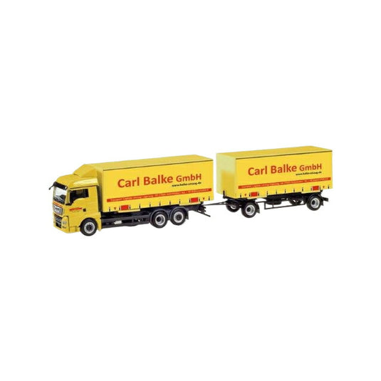 Herpa Carl Balke GmbH MAN TGX XLX カーテンキャンバストレーラー 310222/ Herpa 1/87  模型