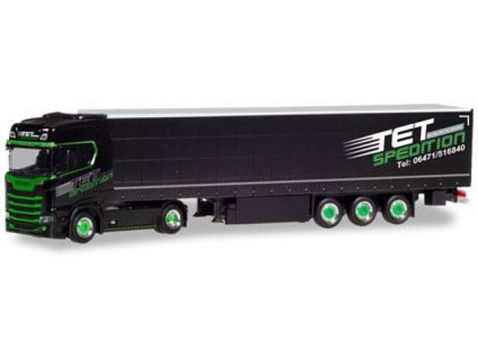 Scania CS 20 HD G.Sz. TET スピッツィオン ブラックグリーン/Herpa 1/87ミニカー