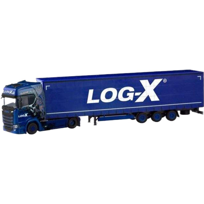 スカニア CS 20 ハイルーフ トラック モデル ログX  / Herpa 1/87 建設機械模型 工事車両