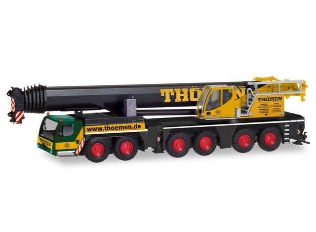 Liebherr LTM 1300-6.2 テューメン ブラックイエロー/Herpa 1/87ミニカー