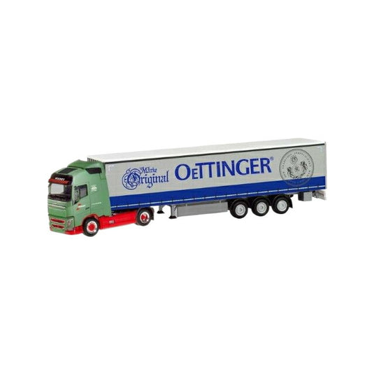 Herpa Wand / Oettinger Volvo FH GL カーテンキャンバスセミトレーラー 311342/ Herpa 1/87  模型