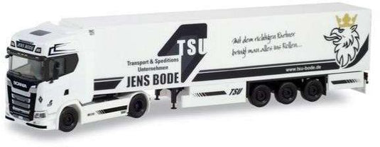 Scania CS 20 HD K.Sz. TSU Bode ホワイト／ブラック/ Herpa  1/87 ミニカー