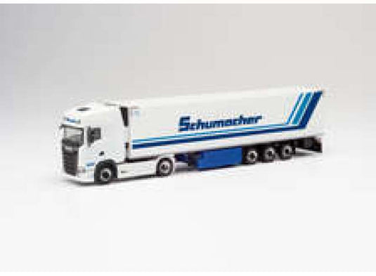 Scania CS 20 HD シューマッハー ホワイトブルー/Herpa 1/87ミニカー