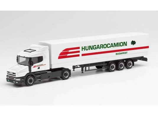 Scania ハウバー P.Sz. ハンガロカミオン ホワイト/Herpa 1/87ミニカー