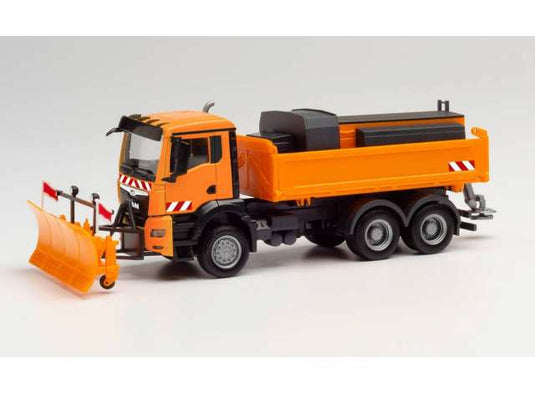 MAN TGS NN 除雪車 除雪仕様 オレンジ 働く車 ヘルパ 1/87 ミニカー / Herpa 1/87 ミニカー