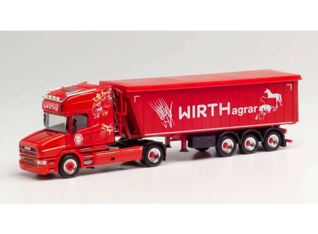 Scania ハウバー TL St.Sz. ヴィルト アグラ レッド/Herpa 1/87ミニカー