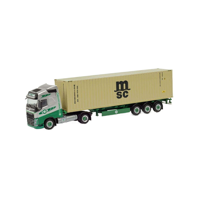 Herpa EKB / MSC Volvo FH Globetrotter LNG コンテナセミトレーラー 313193/ Herpa 1/87  模型