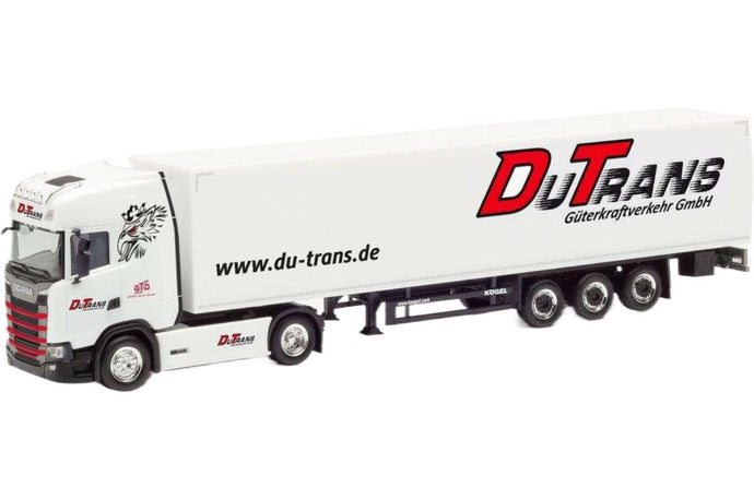 Du-Trans German Truck Driver Scania トラクタ / Herpa 1/87 建設機械模型 工事車両