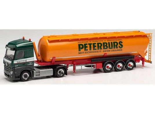 Mercedes Benz アクトロス S.Sz. ペーターブルス オレンジグリーン/Herpa 1/87ミニカー