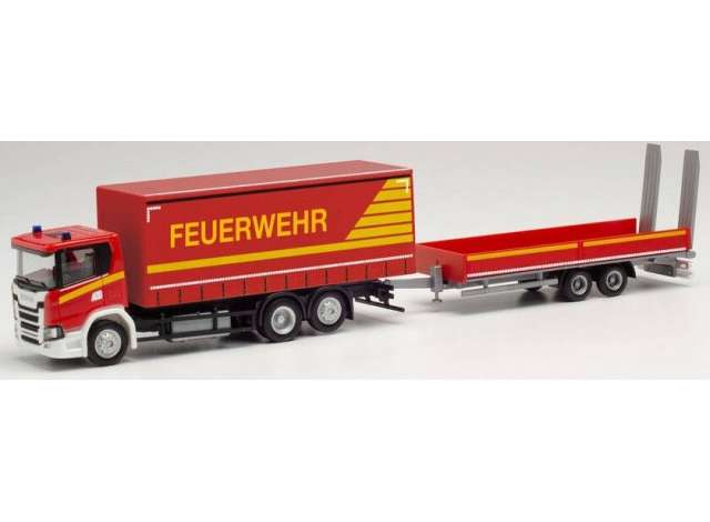 Scania CG 17 8x4 Ab. Hzg オレンジ/Herpa 1/87ミニカー