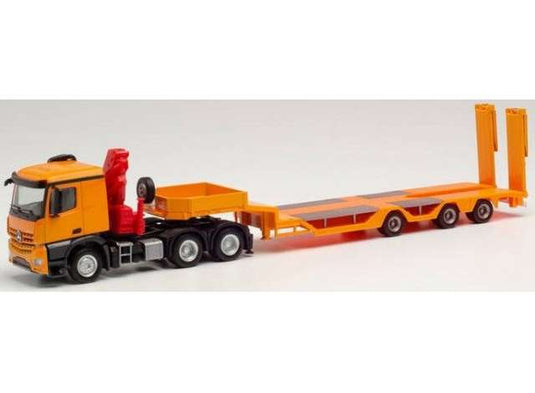 Mercedes Benz アロクス C. 6x4 + ラデクラン Allr.Sz. オレンジ/Herpa 1/87ミニカー