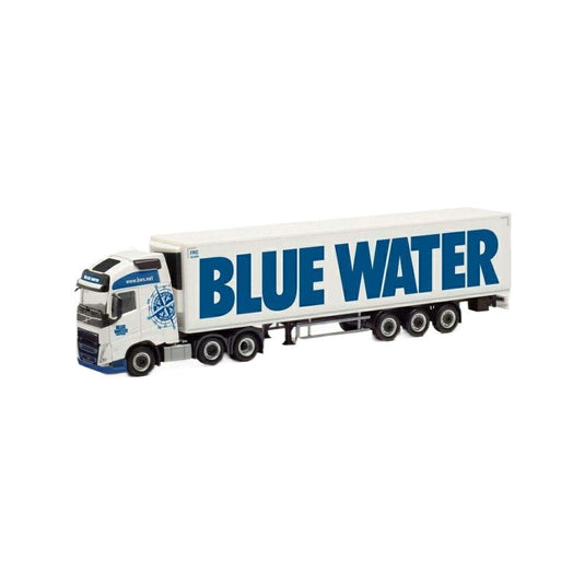 Herpa Blue Water Volvo FH Globetrotter XL 2020 冷蔵ボックスセミトレーラー 313971/ Herpa 1/87  模型