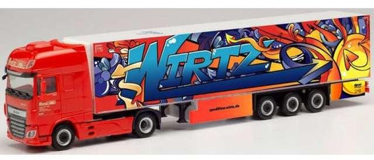 DAF XF SSC K.Sz. Spedition Wirtz レッド／various/ Herpa  1/87 ミニカー