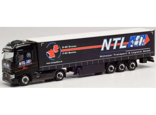 Renault T G.Sz. ナイマイヤー NTL GmbH ブラックレッドホワイトブルー/Herpa 1/87ミニカー
