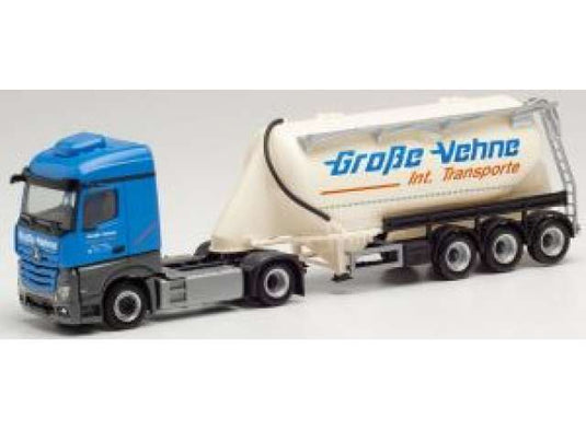 Mercedes Benz アクトロス B. E.Sz. グローセベーネ ブルーホワイト/Herpa 1/87ミニカー