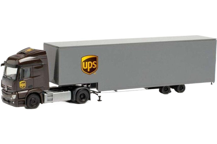 UPS Mercedes Benz ActStreamspace 2.3 トラック / Herpa 1/87 建設機械模型 工事車両