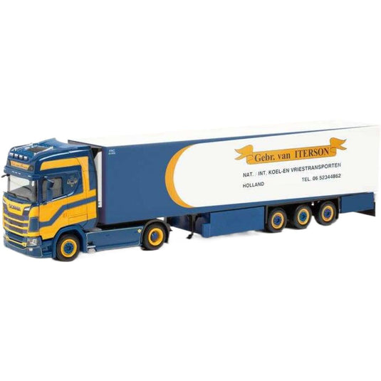 Gebr. van Iterson Scania CS20HD 冷凍 トラック / Herpa 1/87 建設機械模型 工事車両