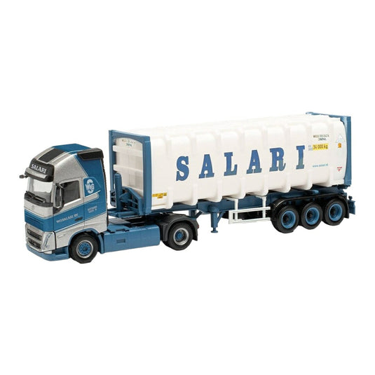 Salari ボルボ FH Globetrotter 2020 30ft バルクコンテナセミトレーラー / Herpa 1/87 ミニカー トラック模型