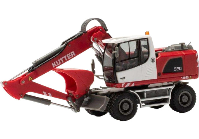 Kutter Liebherr A920 Litronic モービル ショベル / Herpa 1/87 建設機械模型 工事車両
