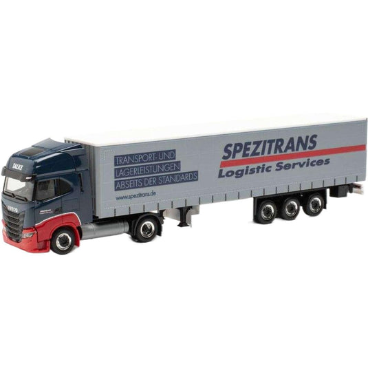 Iveco S-Way LNG トラック スペツィトランス  / Herpa 1/87 建設機械模型 工事車両