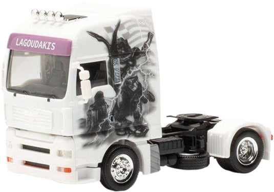 Lagoudakis MAN TGA XXL 315708 トラクタ / Herpa 1/87 建設機械模型 工事車両