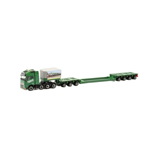 Herpa K?bler Volvo FH16 Globetrotter XL ヘビーデューティセミトレーラー 315845/ Herpa 1/87  模型