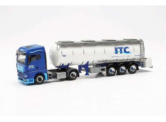 MAN TGX GM L.Sz. ITC (NL) ブルーホワイト/Herpa 1/87ミニカー