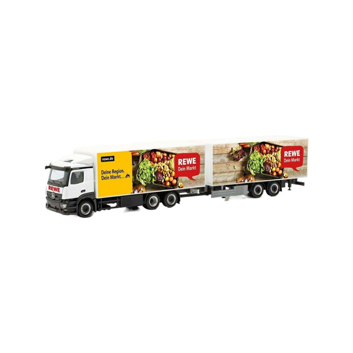 Herpa REWE Mercedes Benz Actros ClassicSpace 冷蔵ボックストラックトレーラー 316378/ Herpa 1/87  模型